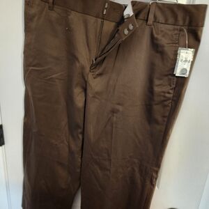 Women's Brown Pants Capri